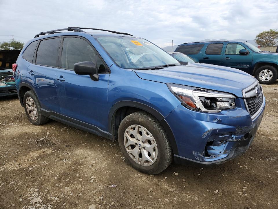 2021 Subaru Forester VIN JF2SKADC5MH502928 COPART salvage auction — FRONT END, Ca - Salvage Certificate, sold $2,600 on 2026-07-24 (photo 4)