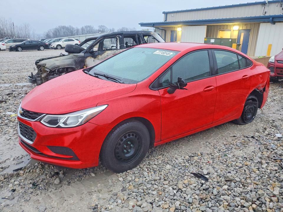 2016 Chevrolet Cruze VIN 1G1BB5SM9G7322291 COPART salvage auction — REAR END, Mi - Certificate Of Title, sold $1,350 on 2026-07-02 (photo 1)