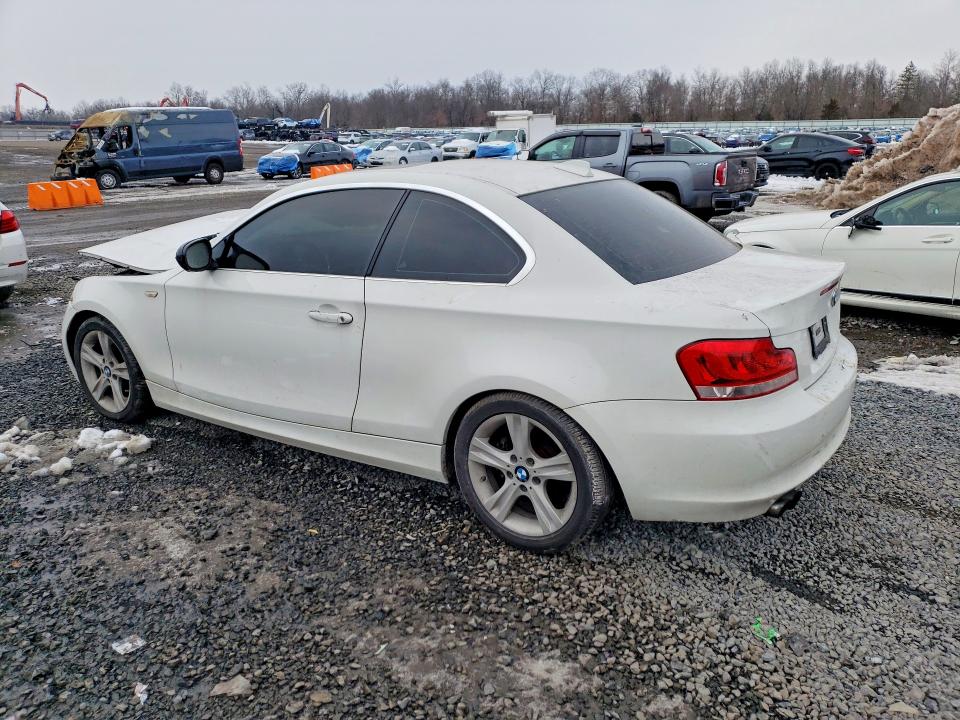 2012 BMW 1 series VIN WBAUP9C5XCVL91865 COPART salvage auction — FRONT END, Nj - Cert Of Title-Salvage, sold $450 on 2026-07-07 (photo 2)