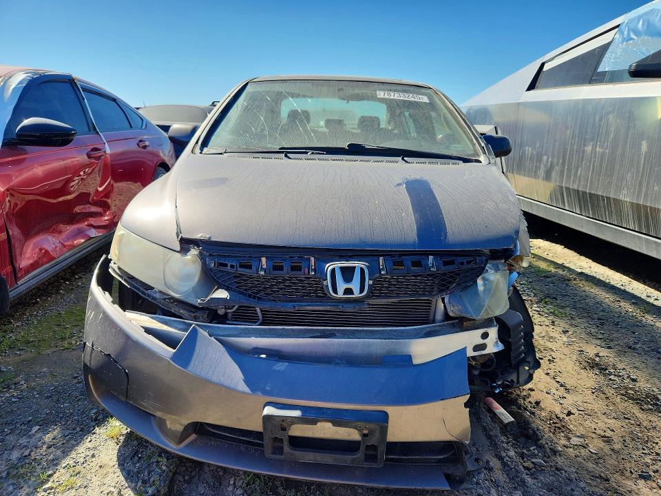 2009 Honda Civic VIN 2HGFA16829H528949 COPART salvage auction — FRONT END, Ca - Salvage Certificate, sold $125 on 2026-07-31 (photo 5)