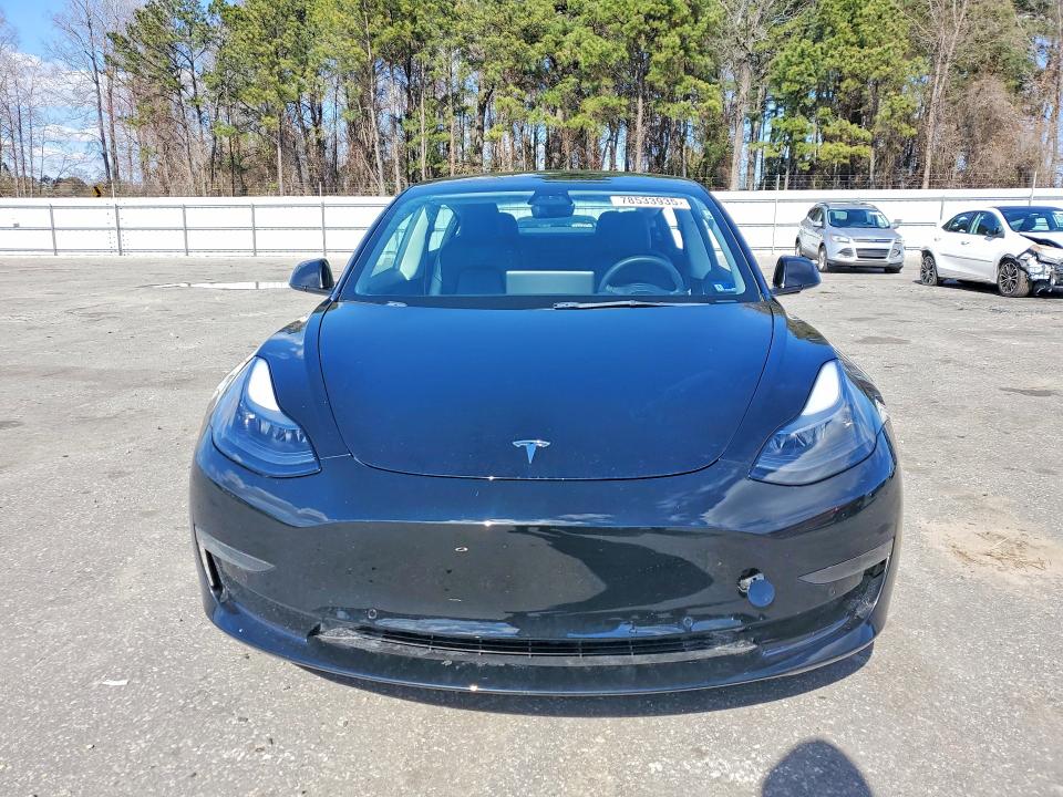 2022 Tesla Model 3 VIN 5YJ3E1EA9NF101245 COPART salvage auction — SIDE, Nc - Salvage Certificate Of Title, sold $375 on 2026-07-09 (photo 5)