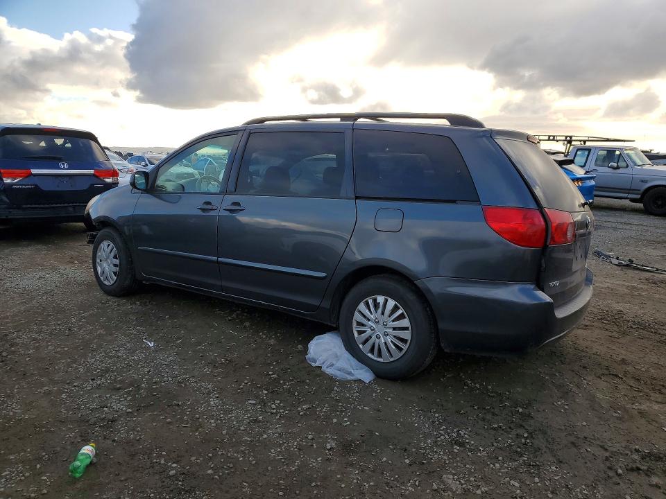 2007 Toyota Sienna VIN 5TDZK23C47S071454 COPART salvage auction — FRONT END, Ca - Salvage Certificate, sold $700 on 2026-07-02 (photo 2)