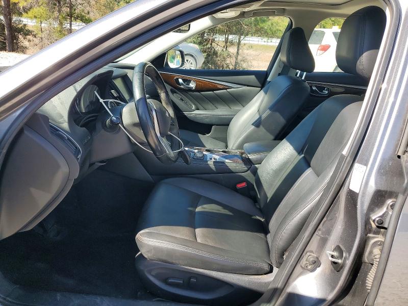 2019 Infiniti Q50 VIN JN1EV7AP2KM517942 COPART salvage auction — FRONT END, Tx - Salvage Vehicle Title, sold $2,450 on 2026-07-31 (photo 7)