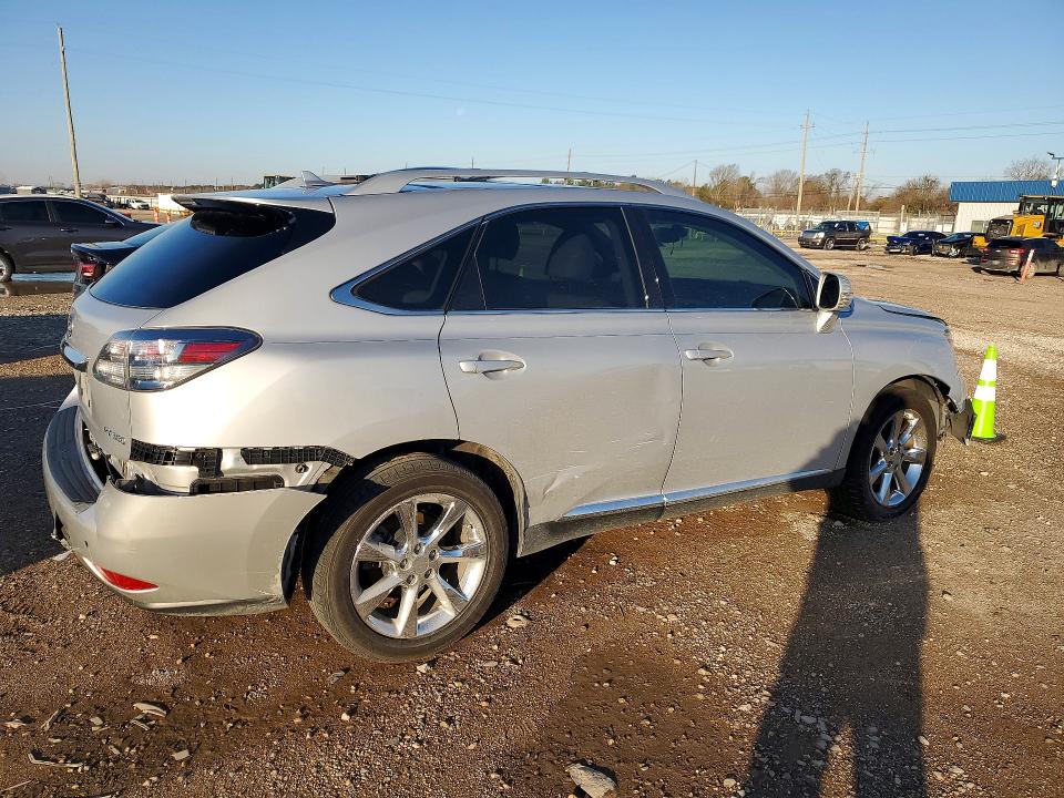 2010 Lexus Rx 350 VIN 2T2ZK1BAXAC035421 COPART salvage auction — FRONT END, Tx - Salvage Vehicle Title, sold $5,000 on 2026-07-02 (photo 3)