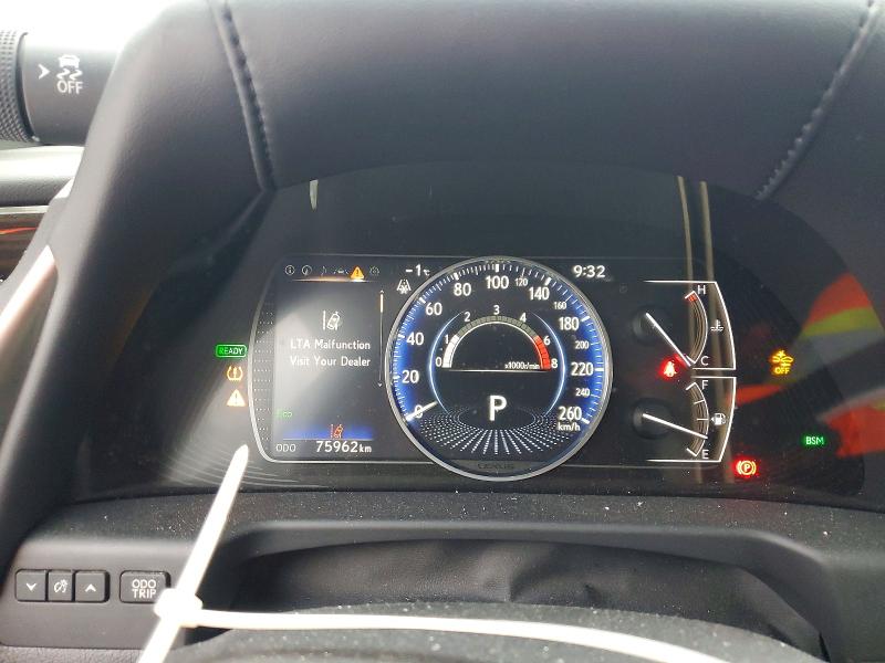 2019 Lexus ES VIN JTHB21B10K2011147 COPART salvage auction — FRONT END, Salvage Title, sold $6,100 on 2026-07-30 (photo 9)