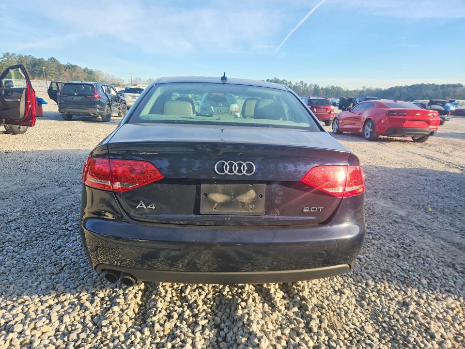 2011 Audi A4 VIN WAUEFAFL3BN056397 COPART salvage auction — FRONT END, Wv - Salvage Certificate, sold $300 on 2026-07-14 (photo 6)