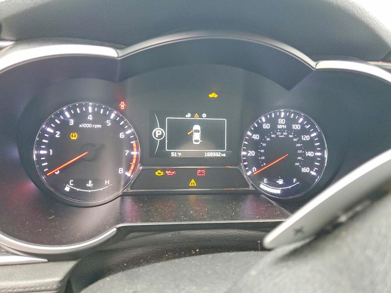 2015 Kia Optima VIN 5XXGR4A69FG384642 COPART salvage auction — MECHANICAL, Oh - Certificate Of Title, sold $925 on 2026-07-23 (photo 9)