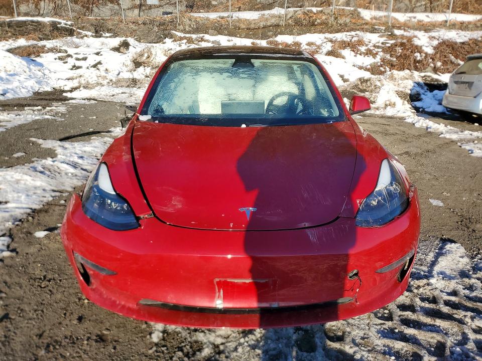 2022 Tesla Model 3 VIN 5YJ3E1EBXNF251566 COPART salvage auction — SIDE, NY - MV907A-PARTS ONLY, sold $1,650 on 2026-07-21 (photo 5)