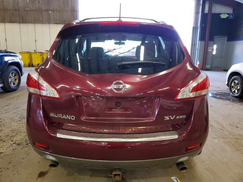 2011 Nissan Murano VIN JN8AZ1MW2BW182383 COPART salvage auction — MINOR DENT/SCRATCHES, Ma - Certificate Of Title, sold $2,500 on 2026-07-17 (photo 6)