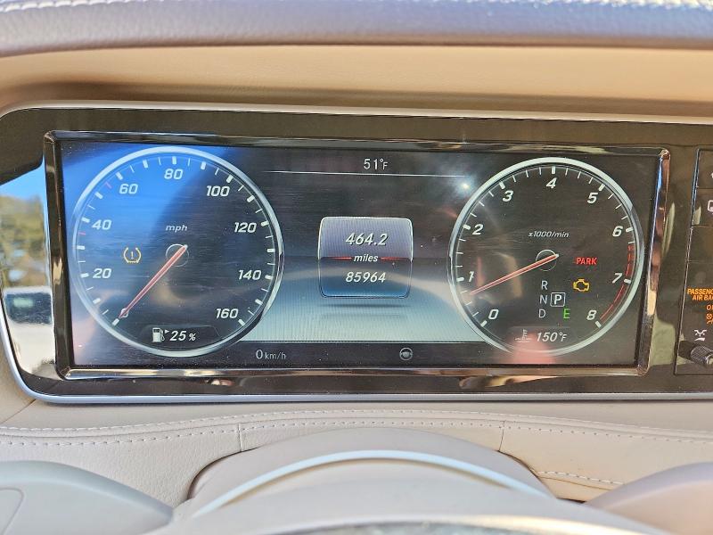 2017 Mercedes-benz S-klasse VIN WDDUG8FB7HA332002 COPART salvage auction — REAR END, Ma - Cert Of Title-Salvage, sold $10,500 on 2026-07-02 (photo 9)
