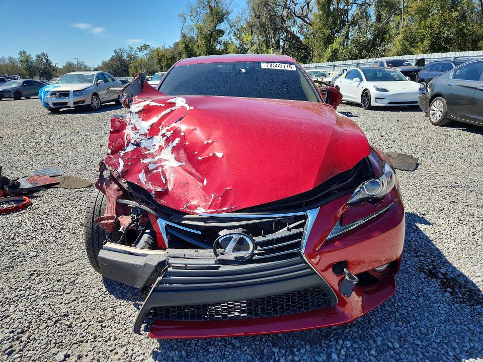 2015 Lexus Is VIN JTHBF1D27F5045536 COPART salvage auction — FRONT END, Salvage Title, sold $1,650 on 2026-07-10 (photo 5)