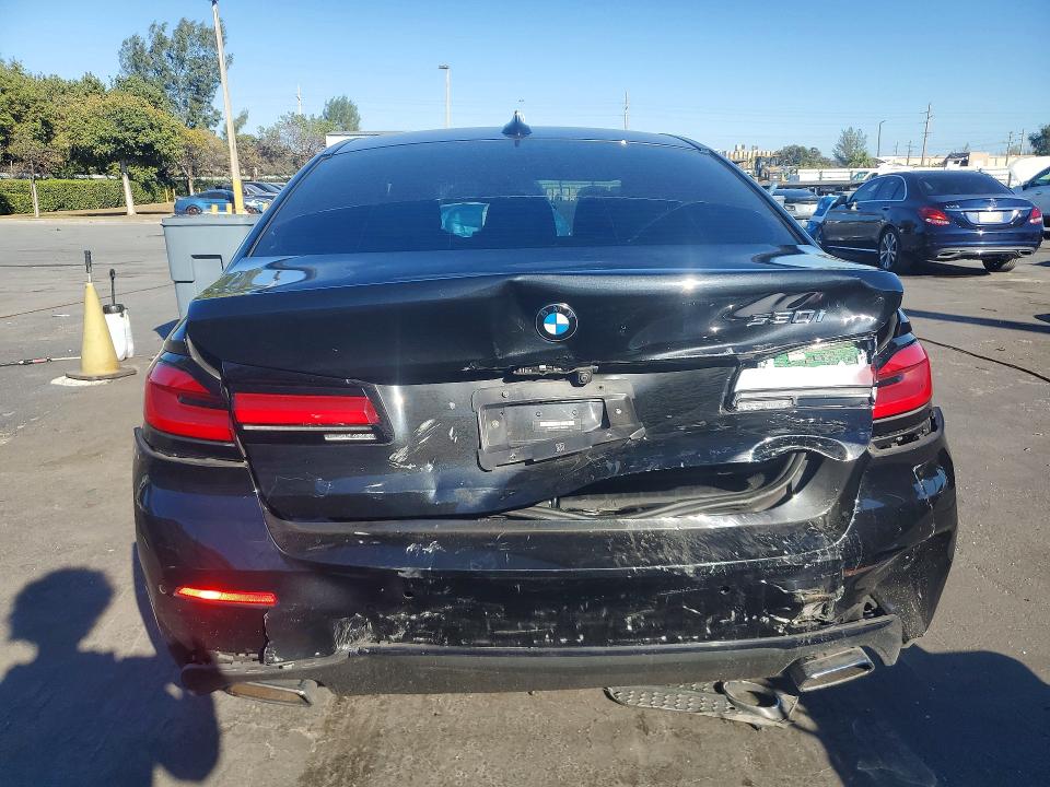2023 BMW 5er VIN WBA53BH00PCN00730 COPART salvage auction — REAR END, Salvage Title, sold $12,800 on 2026-07-13 (photo 6)