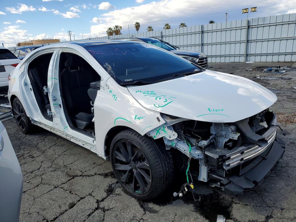 2021 Toyota Corolla VIN 5YFS4MCE5MP072755 COPART salvage auction — FRONT END, Ca - Salvage Certificate, sold $5,800 on 2026-07-20 (photo 4)