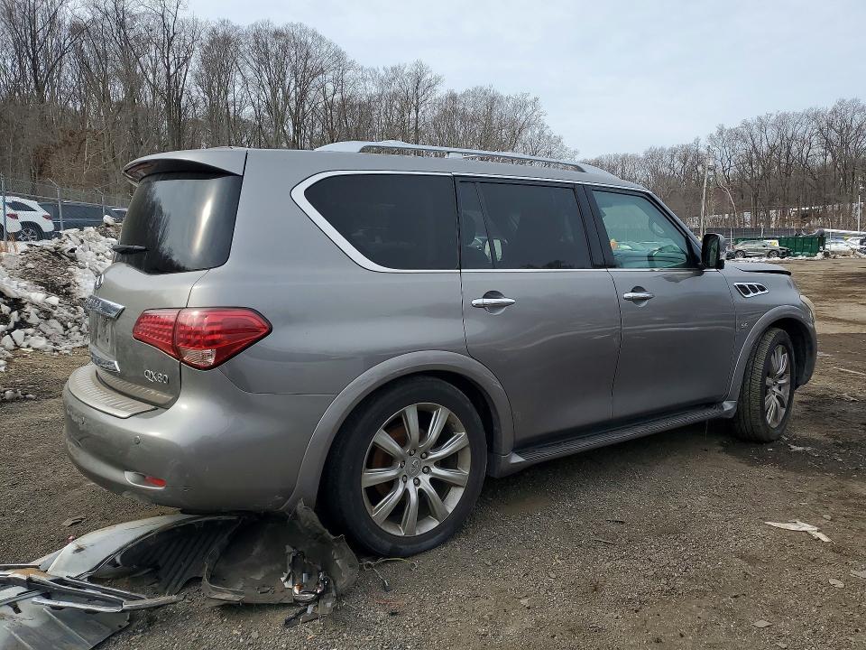 2014 Infiniti Qx80 VIN JN8AZ2NE2E9066549 COPART salvage auction — FRONT END, Md - Cert Of Salvage > 75% Damage, sold $400 on 2026-07-21 (photo 3)