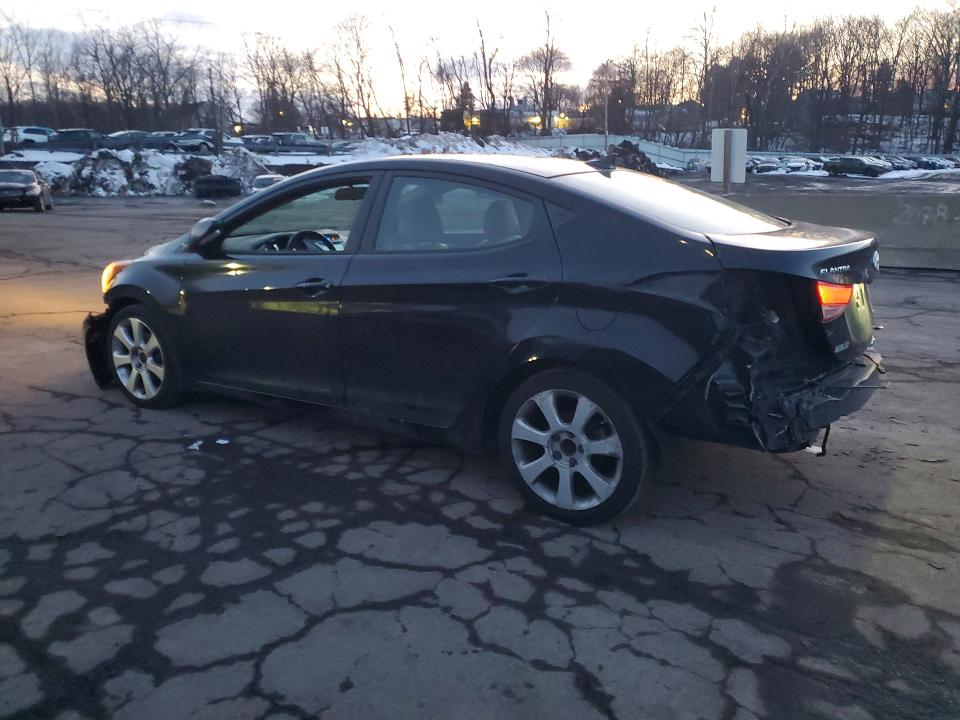 2012 Hyundai Elantra VIN KMHDH4AE4CU363339 COPART salvage auction — REAR END, Id - Salvage Certificate Of Title, sold $600 on 2026-07-16 (photo 2)