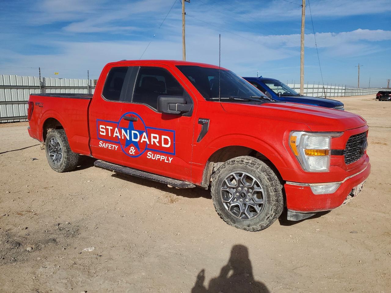 2021 Ford F-150 VIN 1FTEX1CP1MKD60842 COPART salvage auction — Front End, TX - CERTIFICATE OF TITLE, sold $5,300 on 2026-07-01 (photo 4)