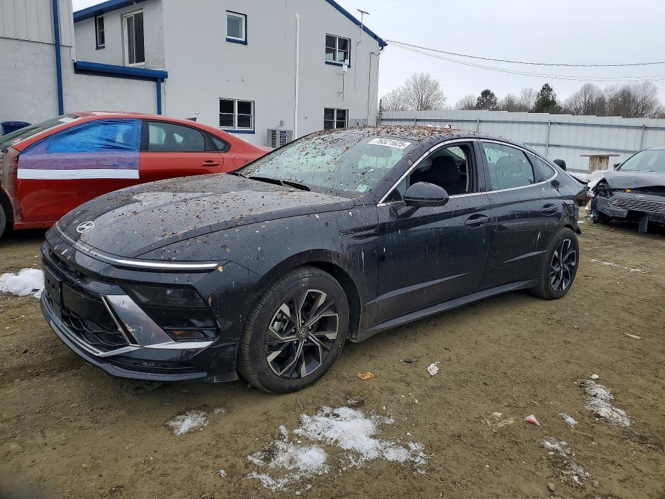 2025 Hyundai Sonata VIN KMHL64JA1SA515432 COPART salvage auction — REAR END, NJ - CERT OF TITLE-SALVAGE, sold $8,200 on 2026-07-20 (photo 1)