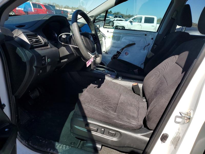 2021 Honda Pilot VIN 5FNYF5H34MB011314 COPART salvage auction — FRONT END, Tx - Salvage Vehicle Title, sold $6,700 on 2026-07-02 (photo 7)