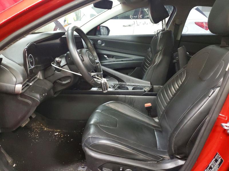 2023 Hyundai Elantra VIN 5NPLP4AGXPH107663 COPART salvage auction — FRONT END, Il - Salvage Certificate, sold $3,750 on 2026-08-02 (photo 7)