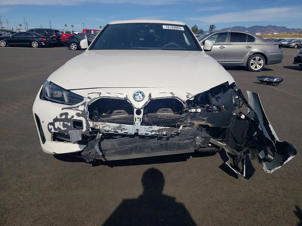 2025 BMW I4 VIN WBY23HD02SFU11715 COPART salvage auction — FRONT END, Salvage Title, sold $15,000 on 2026-07-27 (photo 5)