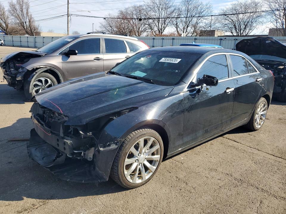 2017 Cadillac Ats VIN 1G6AH5RX6H0115338 COPART salvage auction — FRONT END, Oh - Cert Of Title-Salvage, sold $2,100 on 2026-07-10 (photo 1)