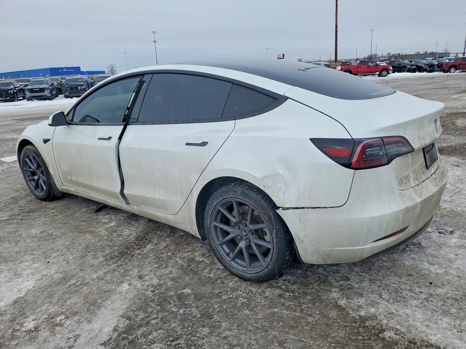 2023 Tesla Model 3 VIN 5YJ3E1EA0PF586071 COPART salvage auction — REAR END, Mi - Certificate Of Title, sold $13,600 on 2026-07-31 (photo 2)