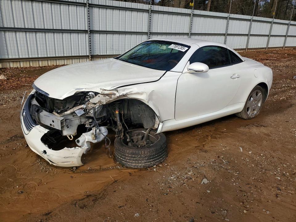2005 Lexus Sc VIN JTHFN48Y250064107 COPART salvage auction — FRONT END, GA - CERT OF TITLE-SALVAGE, sold $450 on 2026-07-31 (photo 1)