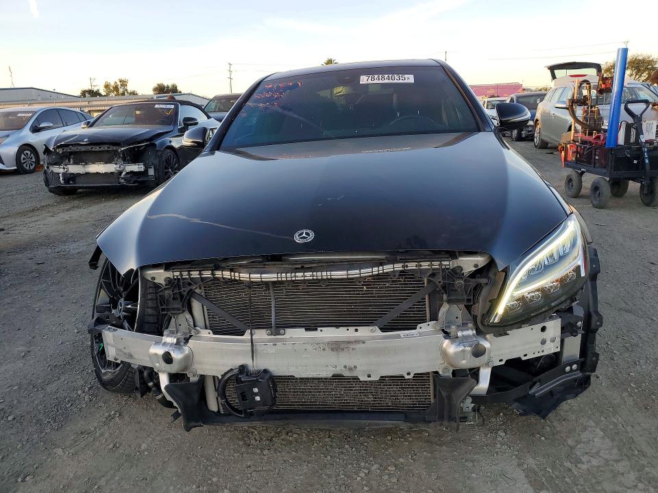 2021 Mercedes-benz C-klasse VIN W1KWF8DB7MR621374 COPART salvage auction — FRONT END, Ca - Salvage Certificate, sold $12,100 on 2026-07-31 (photo 5)