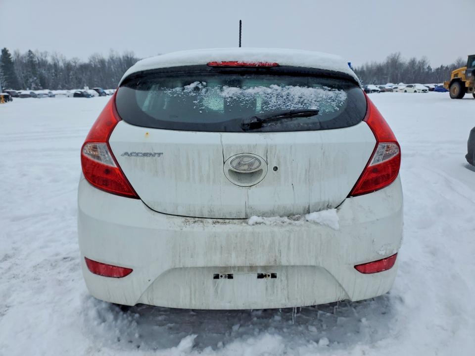 2016 Hyundai Accent VIN KMHCT5AEXGU238027 COPART salvage auction — FRONT END, Salvage Title, sold $700 on 2026-07-14 (photo 6)