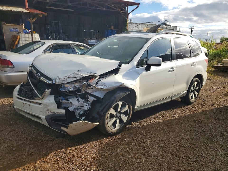 2018 Subaru Forester VIN JF2SJAGC3JH441816 COPART salvage auction — FRONT END, HI - CERTIFICATE OF SALVAGE, sold $1 on 2026-07-27 (photo 1)