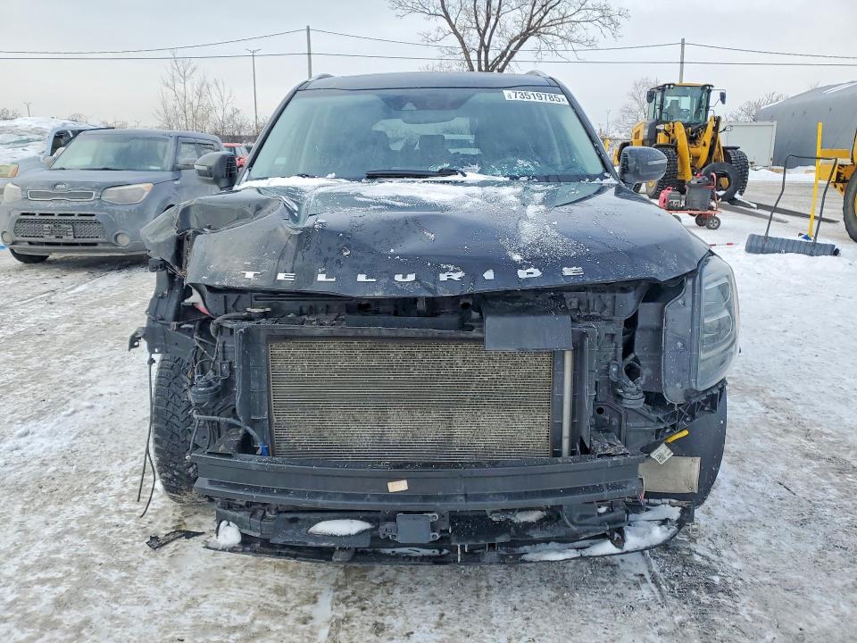 2022 Kia Telluride VIN 5XYP3DHCXNG288770 COPART salvage auction — FRONT END, Qc - Gravement Accidente, sold $6,900 on 2026-07-14 (photo 5)