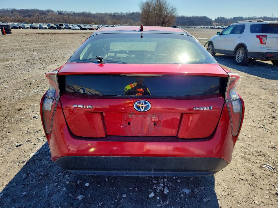 2016 Toyota Prius VIN JTDKBRFU5G3519605 COPART salvage auction — SIDE, Il - Salvage Certificate, sold $2,850 on 2026-07-13 (photo 6)