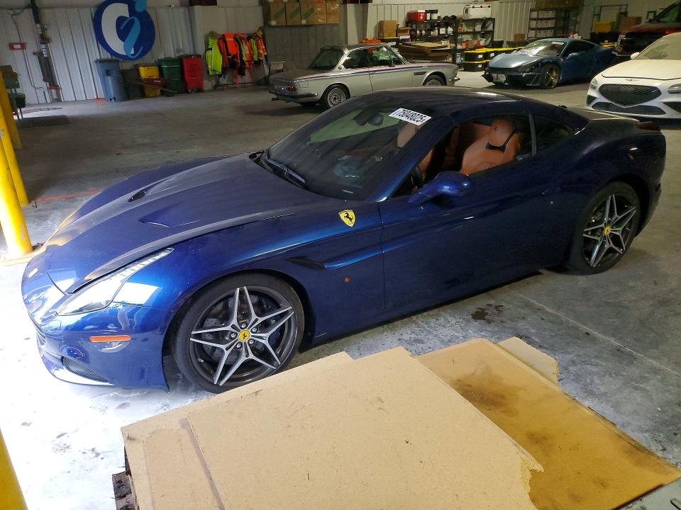 2017 Ferrari California t VIN ZFF77XJA4H0226114 COPART salvage auction — WATER/FLOOD, Fl - Cert Of Title-Slvg Rebld Flood, sold $42,750 on 2026-07-28 (photo 1)