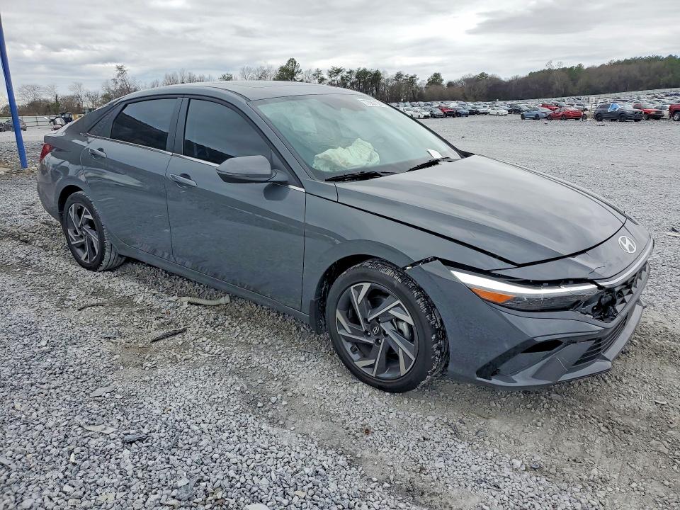 2025 Hyundai Elantra VIN KMHLP4DG0SU074324 COPART salvage auction — FRONT END, ID - SALVAGE CERTIFICATE OF TITLE, sold $250 on 2026-07-30 (photo 4)