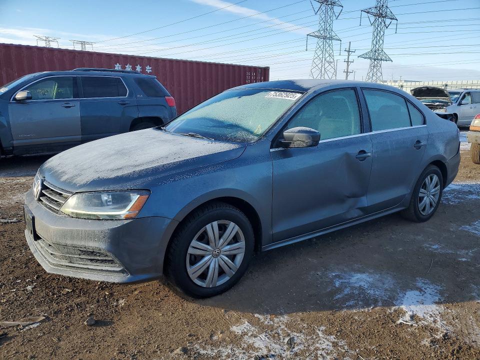 2017 Volkswagen Jetta VIN 3VW2B7AJ5HM413069 COPART salvage auction — REAR END, Il - Salvage Certificate, sold $1,800 on 2026-07-09 (photo 1)