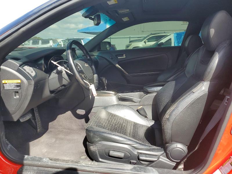 2015 Hyundai Genesis coupe VIN KMHHU6KJ7FU121864 COPART salvage auction — MINOR DENT/SCRATCHES, Fl - Cert Of Title Slvg Rebuildable, sold $1,600 on 2026-07-17 (photo 7)
