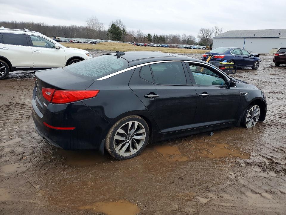 2015 Kia Optima VIN 5XXGR4A69FG384642 COPART salvage auction — MECHANICAL, Oh - Certificate Of Title, sold $925 on 2026-07-23 (photo 3)