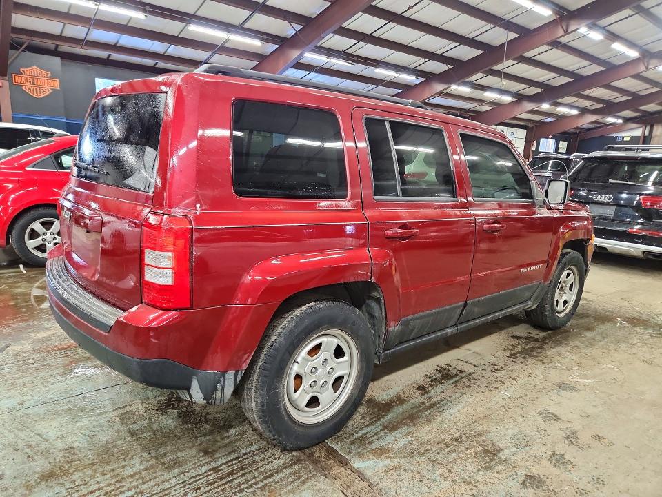 2016 Jeep Patriot VIN 1C4NJPBBXGD561593 COPART salvage auction — FRONT END, Va - Certificate Of Title, sold $1,100 on 2026-07-09 (photo 3)