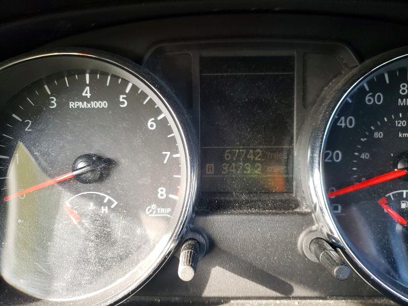 2015 Nissan Rogue VIN JN8AS5MV9FW253541 COPART salvage auction — FRONT END, Ct - Cert Of Title-Salvage, sold $825 on 2026-07-10 (photo 9)