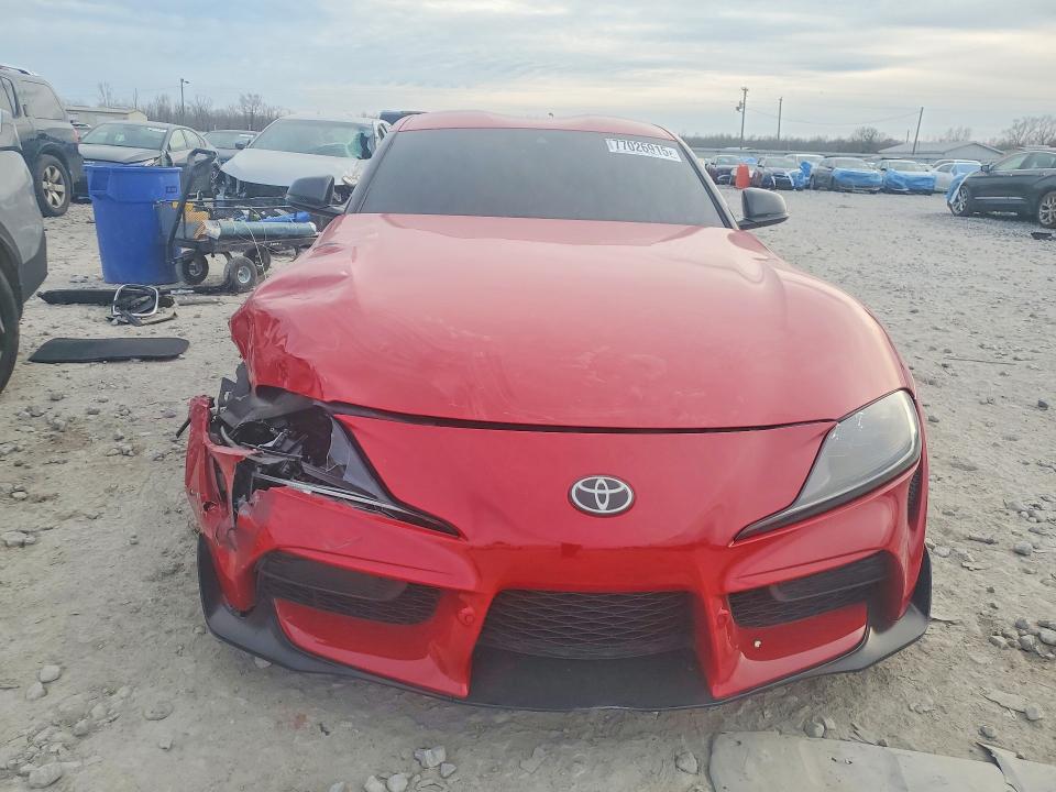 2021 Toyota Supra VIN WZ1DB0C01MW036419 COPART salvage auction — FRONT END, Al - Cert Of Title-Salvage Title, sold $10,100 on 2026-07-16 (photo 5)