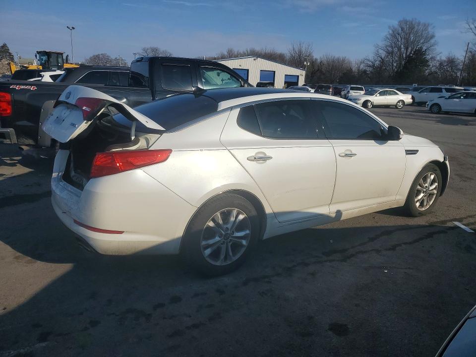 2011 Kia Optima VIN KNAGN4A77B5172113 COPART salvage auction — REAR END, Nj - Cert Of Title-Salvage, sold $875 on 2026-07-09 (photo 3)