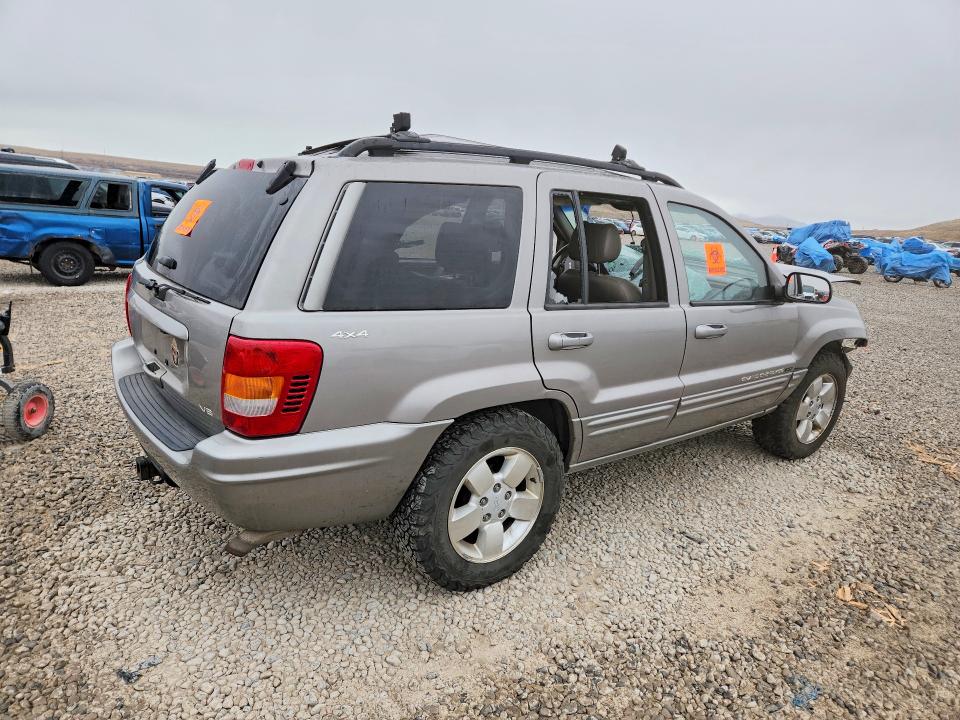 2001 Jeep Grand cherokee VIN 1J4GW58N81C610278 COPART salvage auction — ROLLOVER, Ut - Non-Repairable Certificate, sold $125 on 2026-08-21 (photo 3)