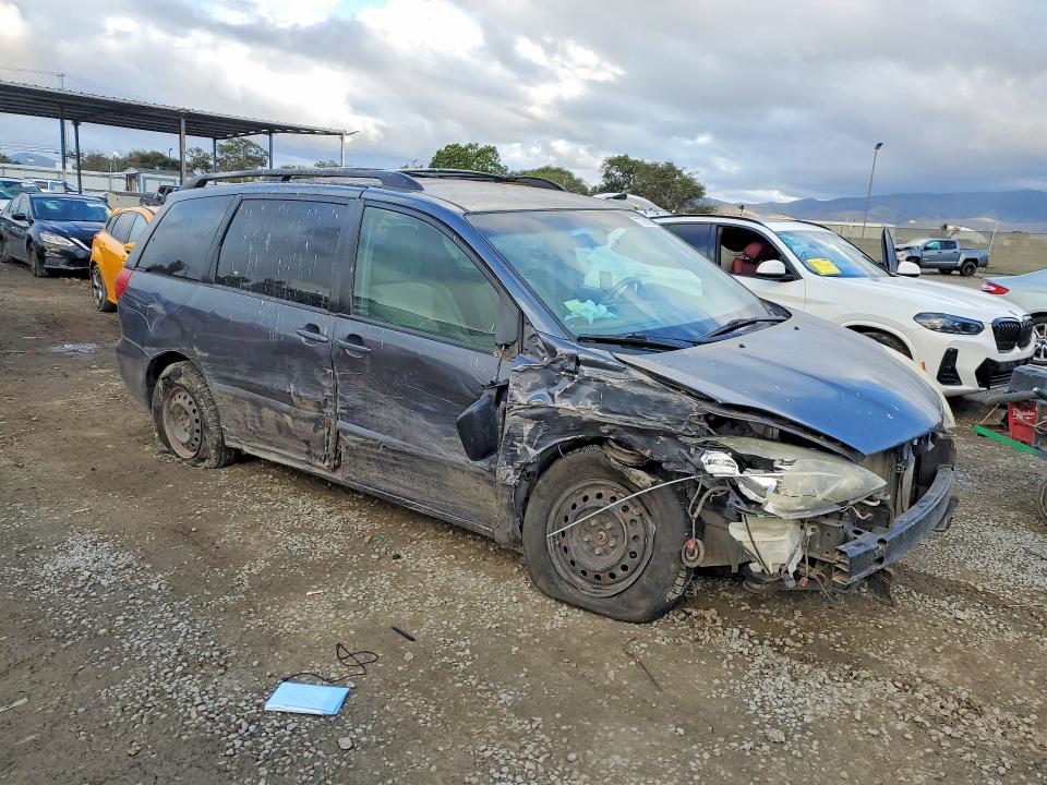 2007 Toyota Sienna VIN 5TDZK23C47S071454 COPART salvage auction — FRONT END, Ca - Salvage Certificate, sold $700 on 2026-07-02 (photo 4)