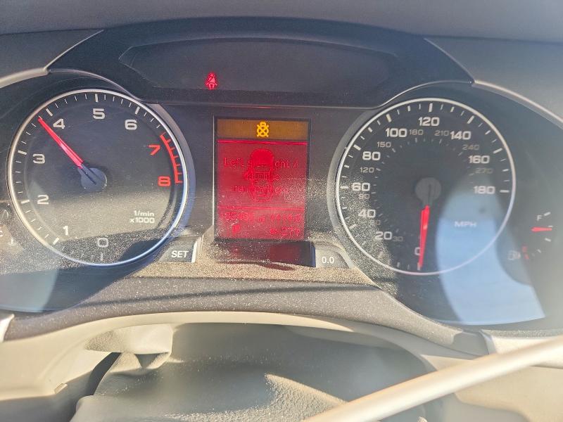 2011 Audi A4 VIN WAUEFAFL3BN056397 COPART salvage auction — FRONT END, Wv - Salvage Certificate, sold $300 on 2026-07-14 (photo 9)