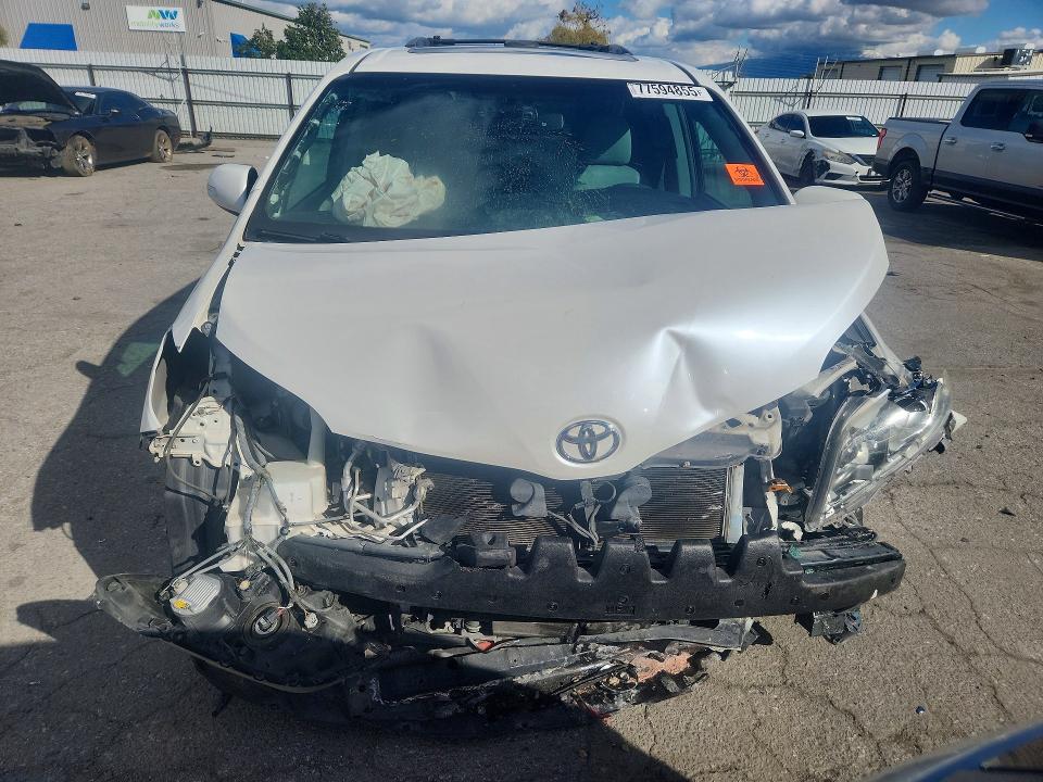 2016 Toyota Sienna VIN 5TDDK3DC1GS131205 COPART salvage auction — FRONT END, Ca - Salvage Certificate, sold $1,600 on 2026-07-06 (photo 5)