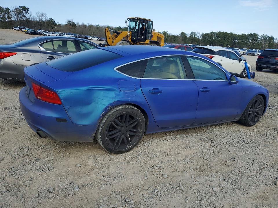 2015 Audi A7 VIN WAUWGAFC1FN004192 COPART salvage auction — REAR END, Wv - Salvage Certificate, sold $500 on 2026-07-07 (photo 3)