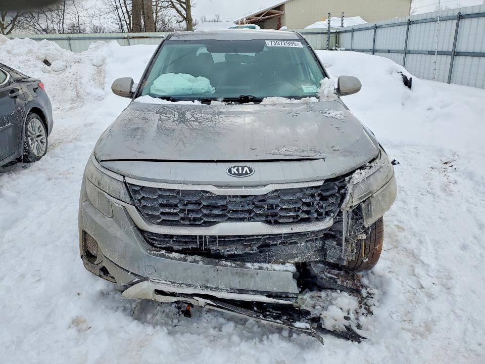 2021 Kia Seltos VIN KNDEPCAA1M7060974 COPART salvage auction — FRONT END, Ny - Mv907A-Parts Only, sold $2,700 on 2026-07-15 (photo 5)