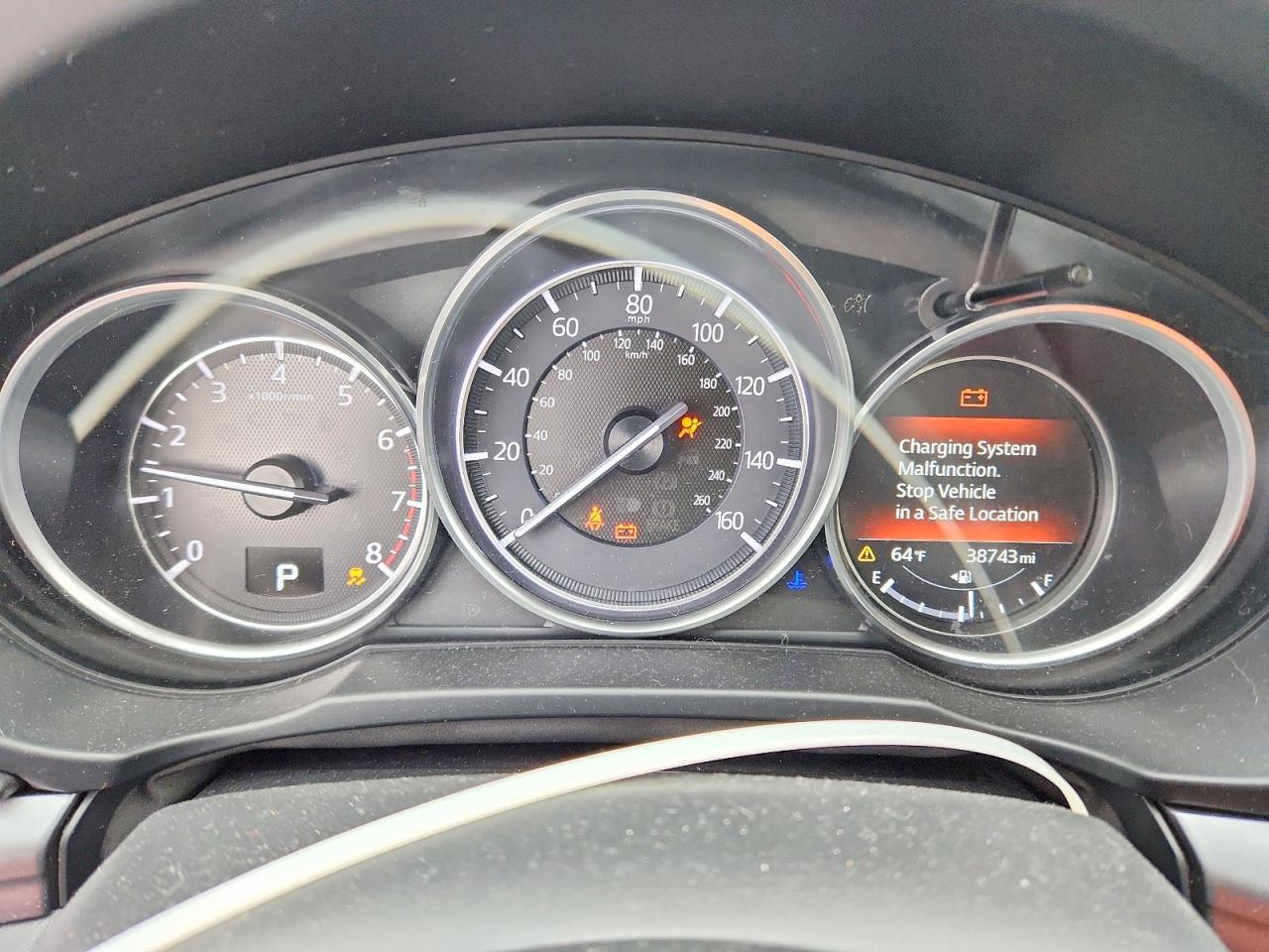 2018 Mazda CX-5 VIN JM3KFBBMXJ0348299 COPART salvage auction — Front End, TX - SALVAGE VEHICLE TITLE, sold $4,250 on 2026-07-09 (photo 9)