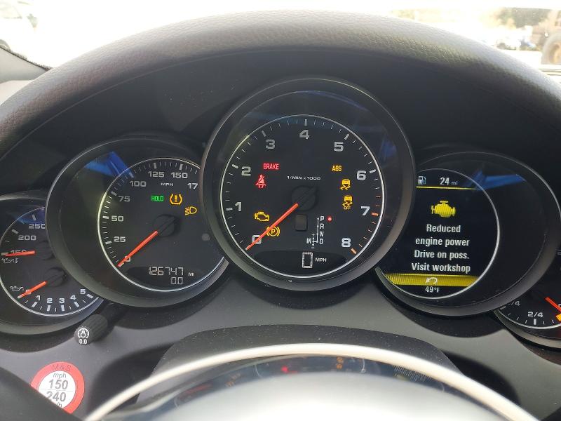 2016 Porsche Cayenne VIN WP1AA2A21GLA10086 COPART salvage auction — MECHANICAL, Mi - Certificate Of Title, sold $7,475 on 2026-07-28 (photo 9)