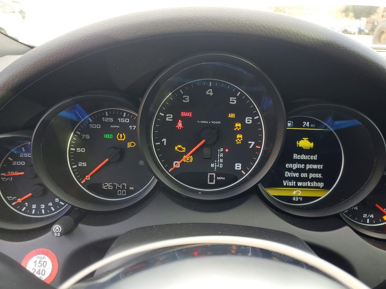 2016 Porsche Cayenne VIN WP1AA2A21GLA10086 COPART salvage auction — Mechanical, MI - CERTIFICATE OF TITLE, sold $3,700 on 2026-06-30 (photo 9)
